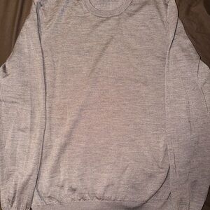 Suitsupply Light Gray Crewneck Sweater